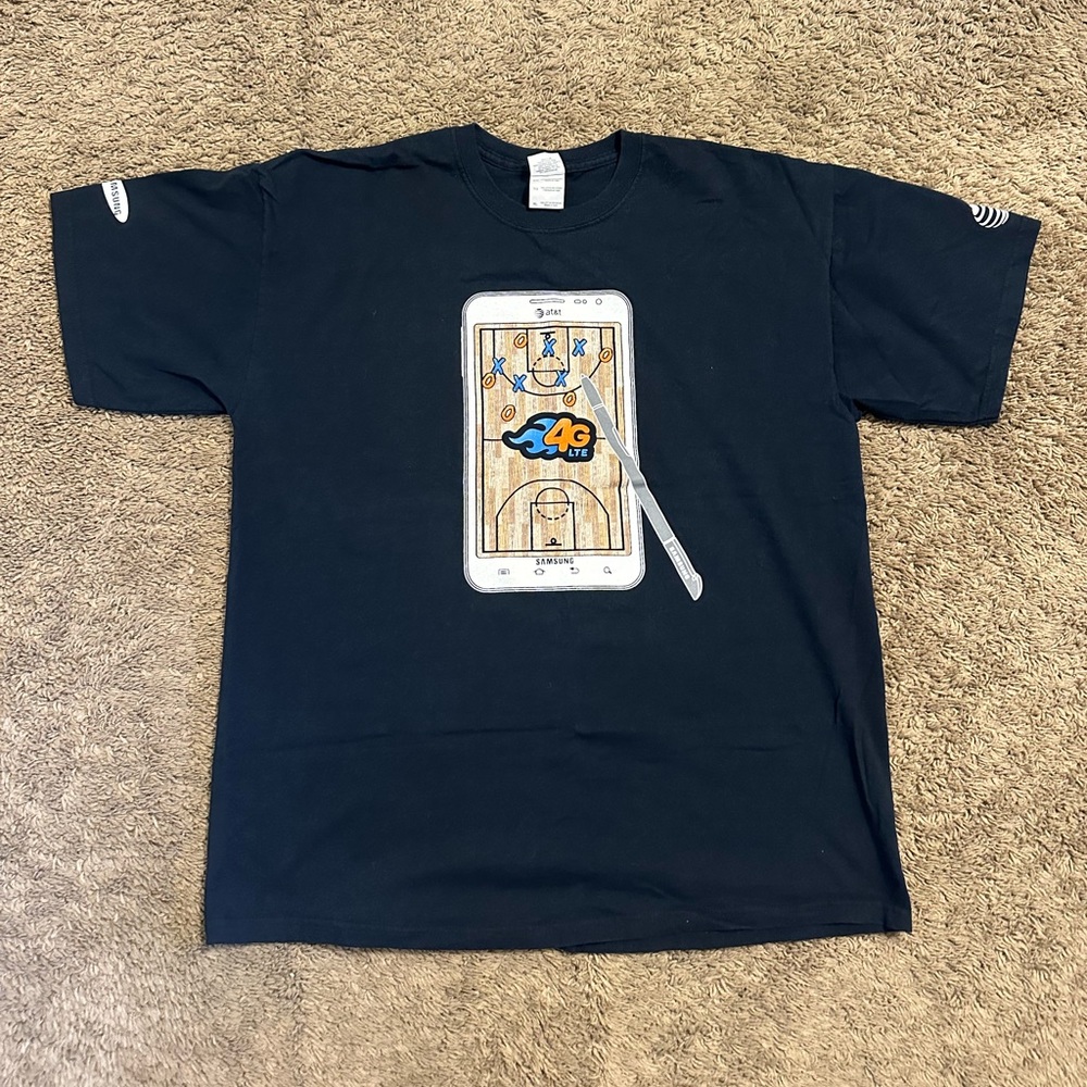 Vintage AT&T Samsung 4G LTE phnoe shirt 2011 size XL